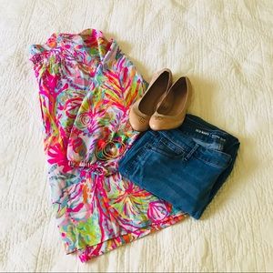 Lilly Pulitzer Scuba to Cuba Elsa Top